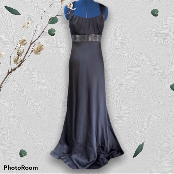 calvin klein floor length dress